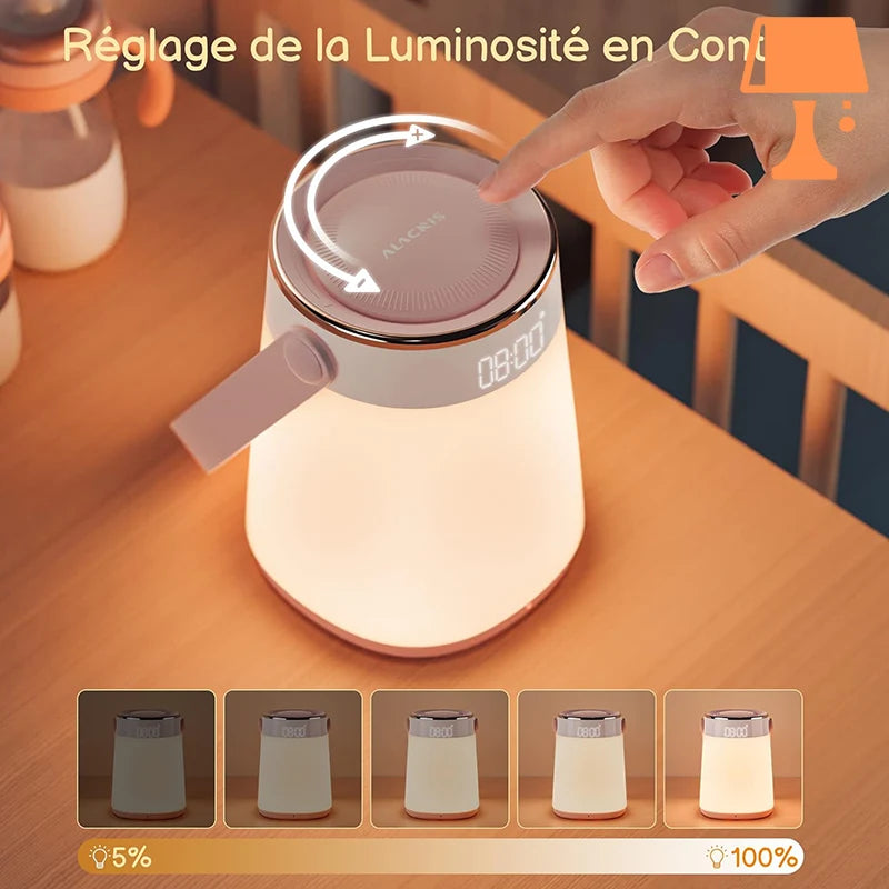 Lampe de Chevet Avec Télécommande luminositée ajustable