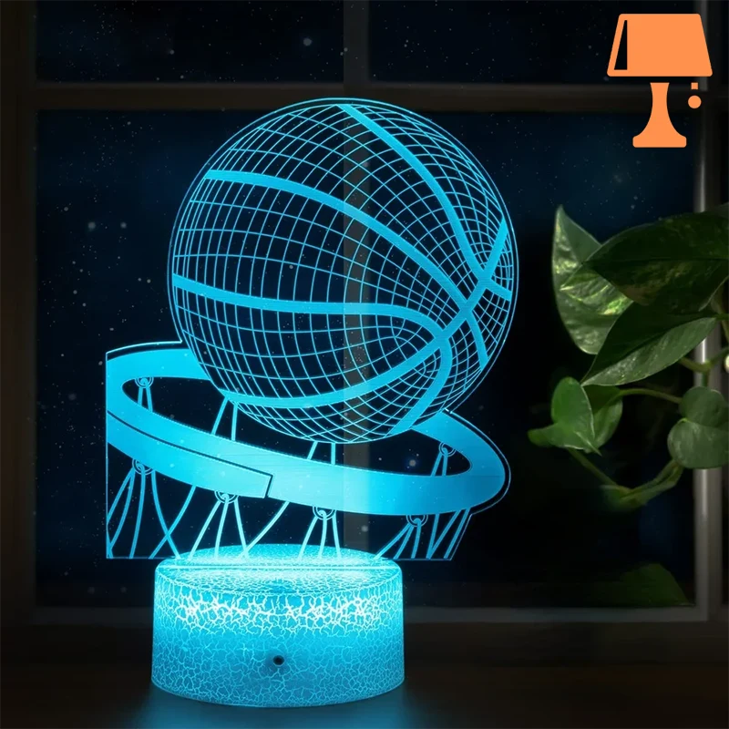 lampe de chevet ballon de basket bureau