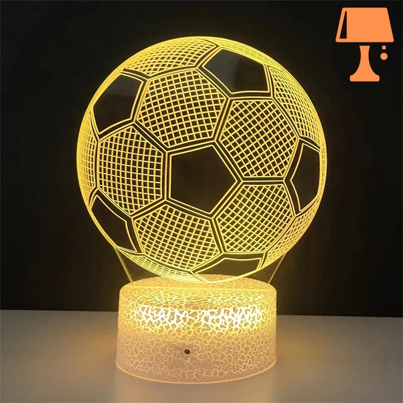 lampe de chevet ballon jaune