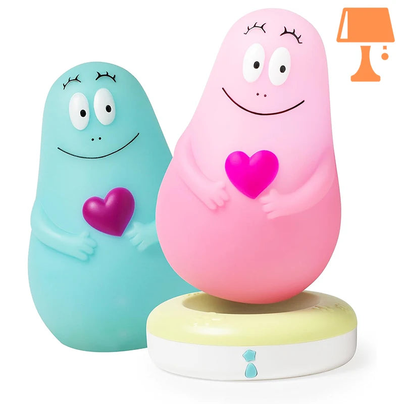 lampe de chevet barbapapa rose