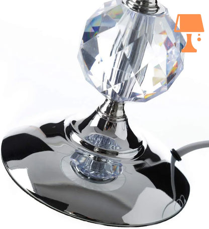 lampe de chevet baroque argent base