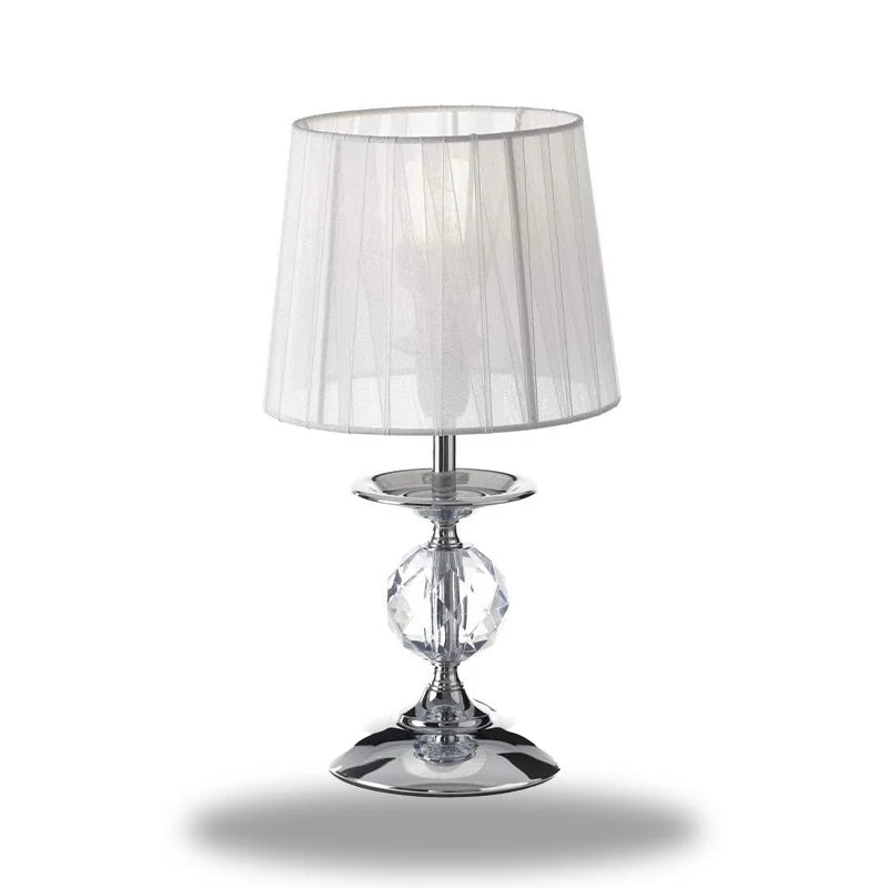 lampe de chevet baroque argent