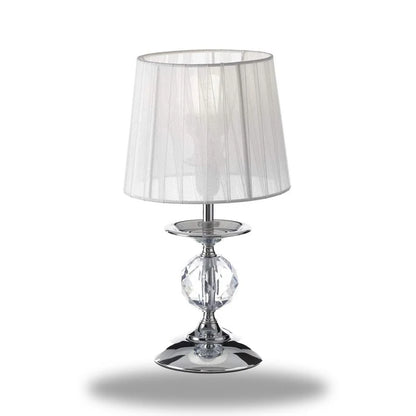 lampe de chevet baroque argent