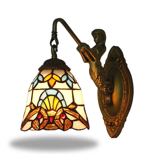 lampe de chevet baroque murale