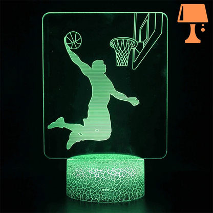 lampe de chevet basketball enfant