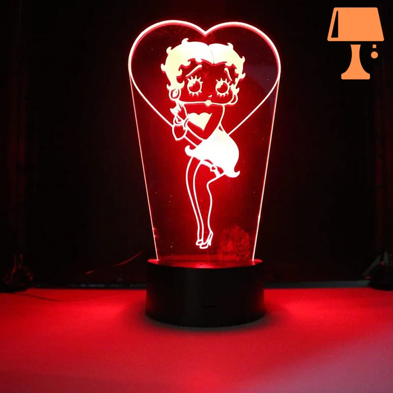 lampe de chevet betty boop design