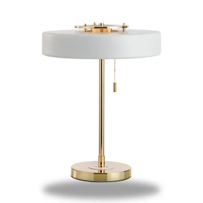 lampe de chevet blanc et dore