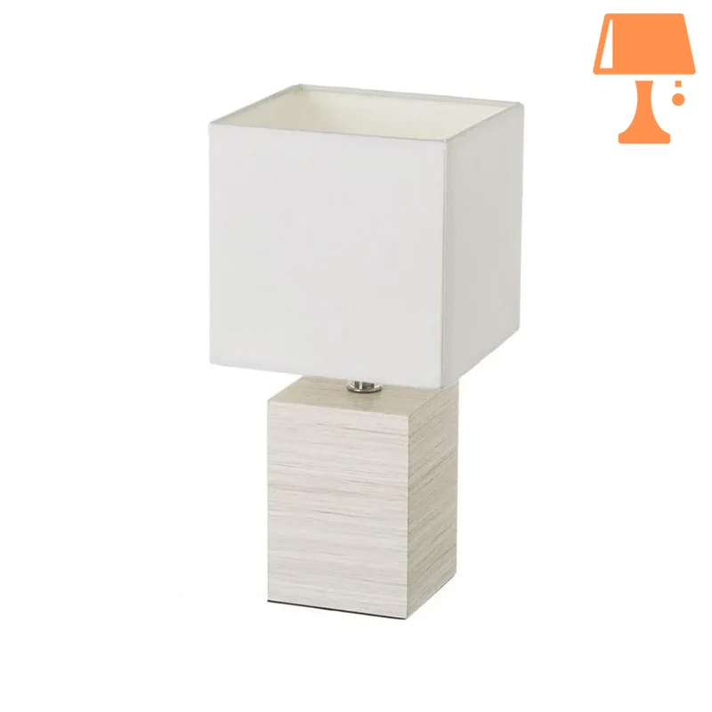 lampe de chevet blanche bois design