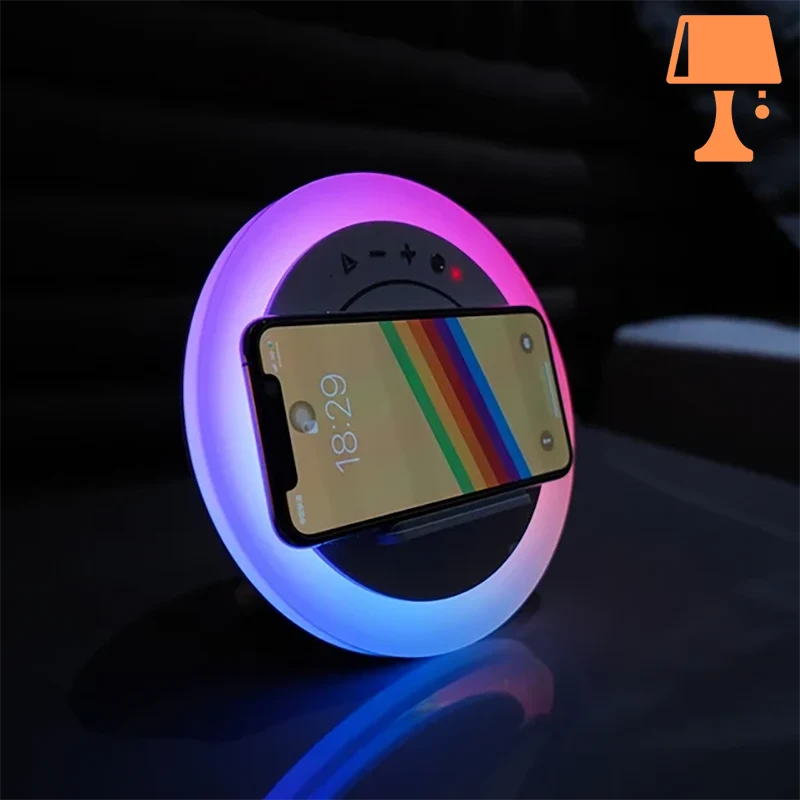 lampe de chevet bluetooth zoom