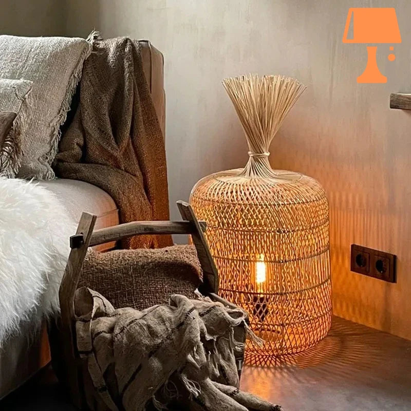 lampe de chevet bohème chic lit