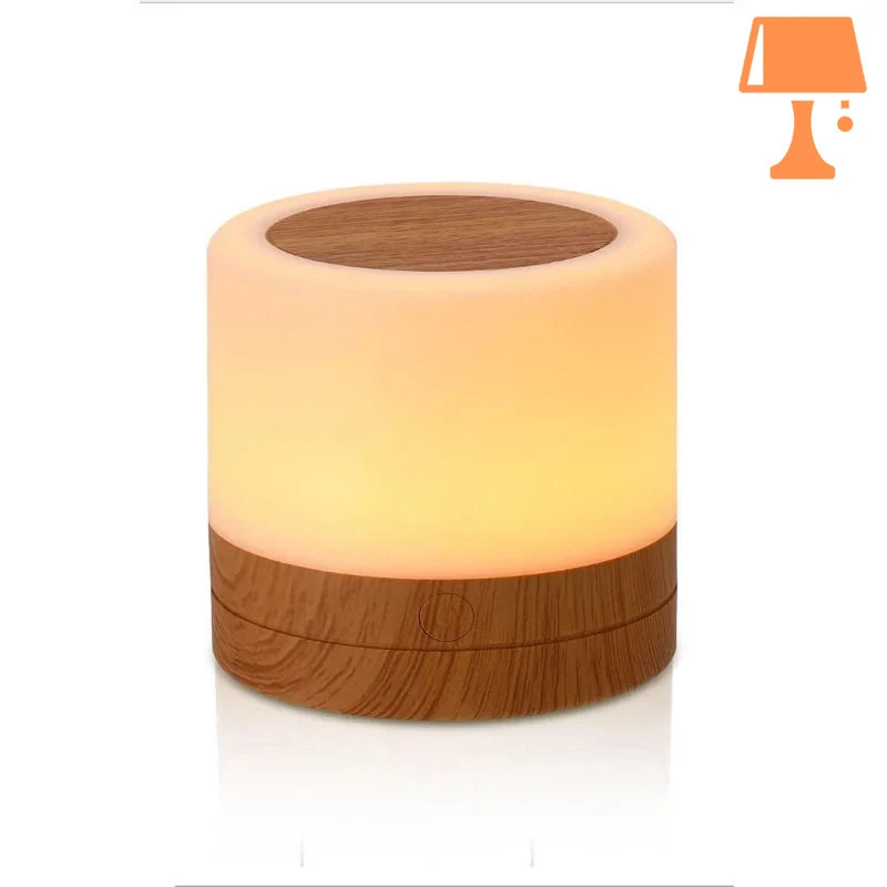 lampe de chevet bois chambre