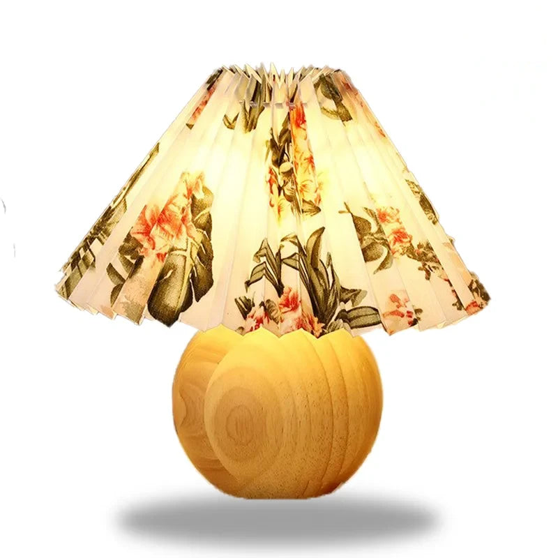 lampe de chevet bois clair