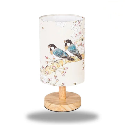 lampe de chevet bois nature