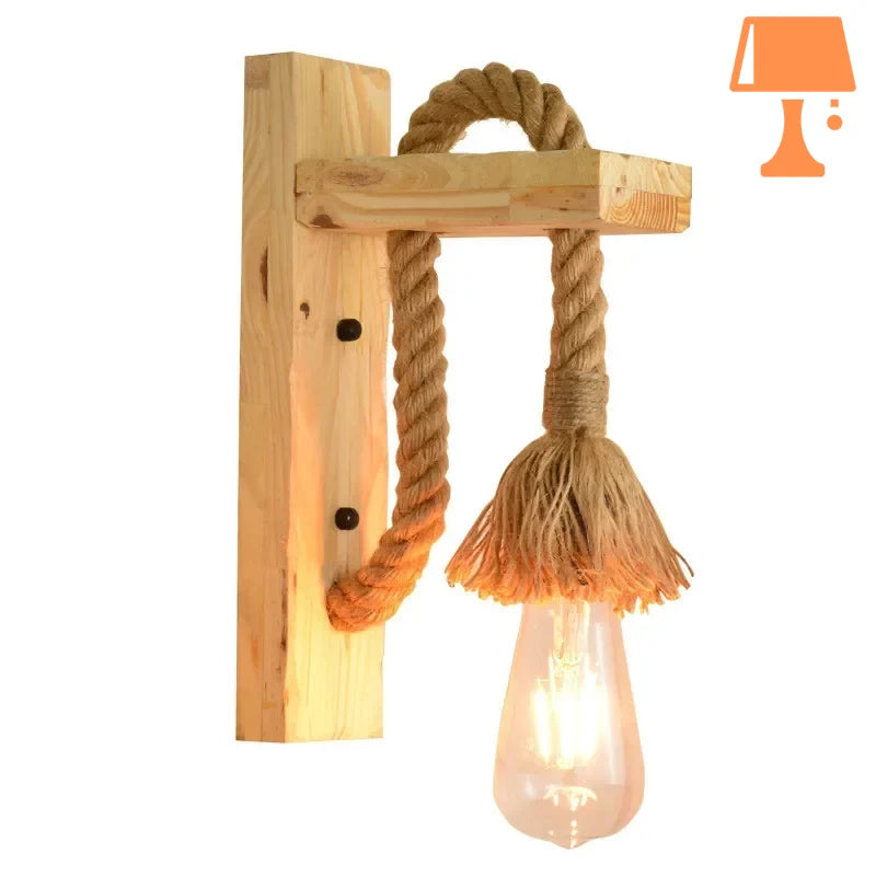 Lampe de Chevet Bord de Mer bois