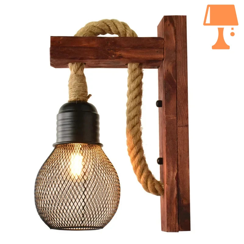 Lampe de Chevet Bord de Mer corde