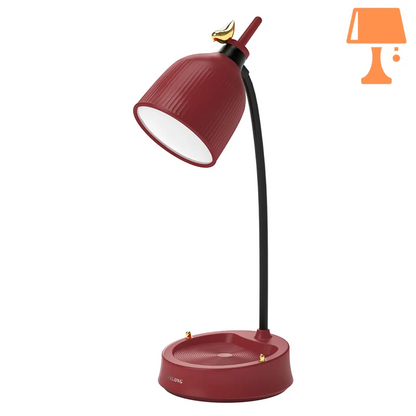 lampe de chevet bordeaux originale