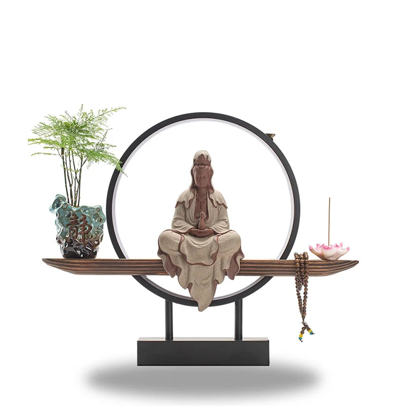 lampe de chevet bouddha bouddhique