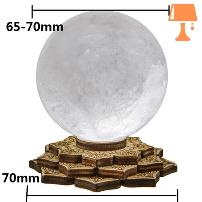 lampe de chevet boule de cristal mesure