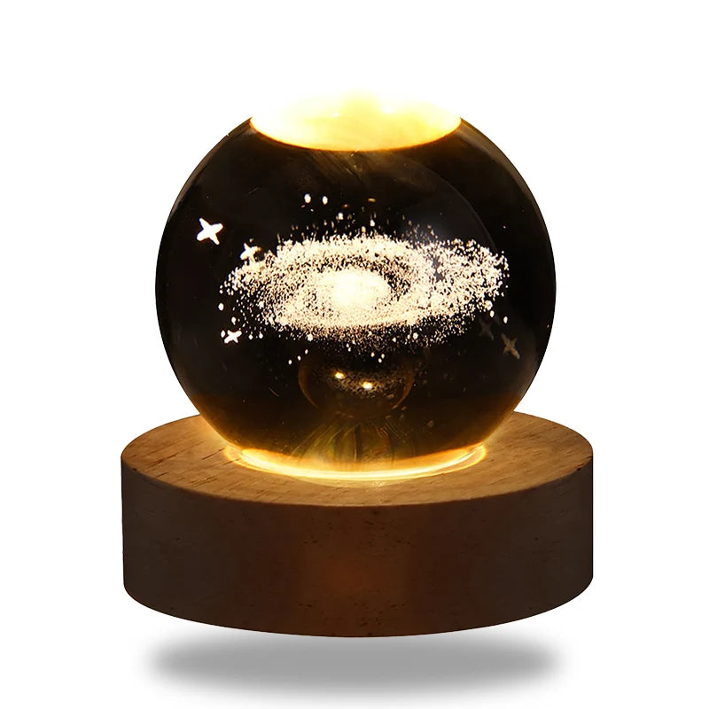 lampe de chevet boule verre