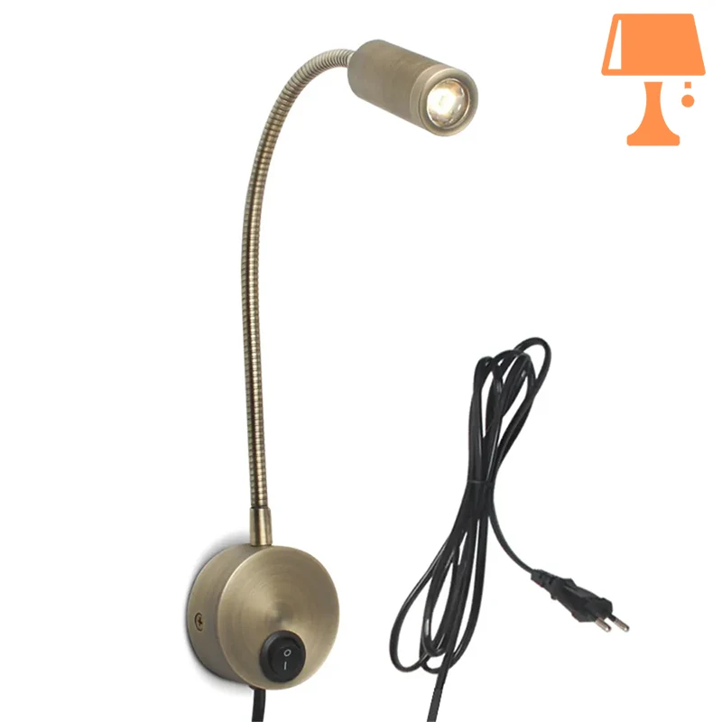 lampe de chevet bronze a