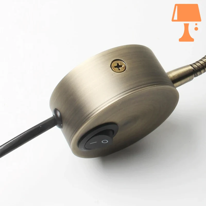 lampe de chevet bronze interrupteur