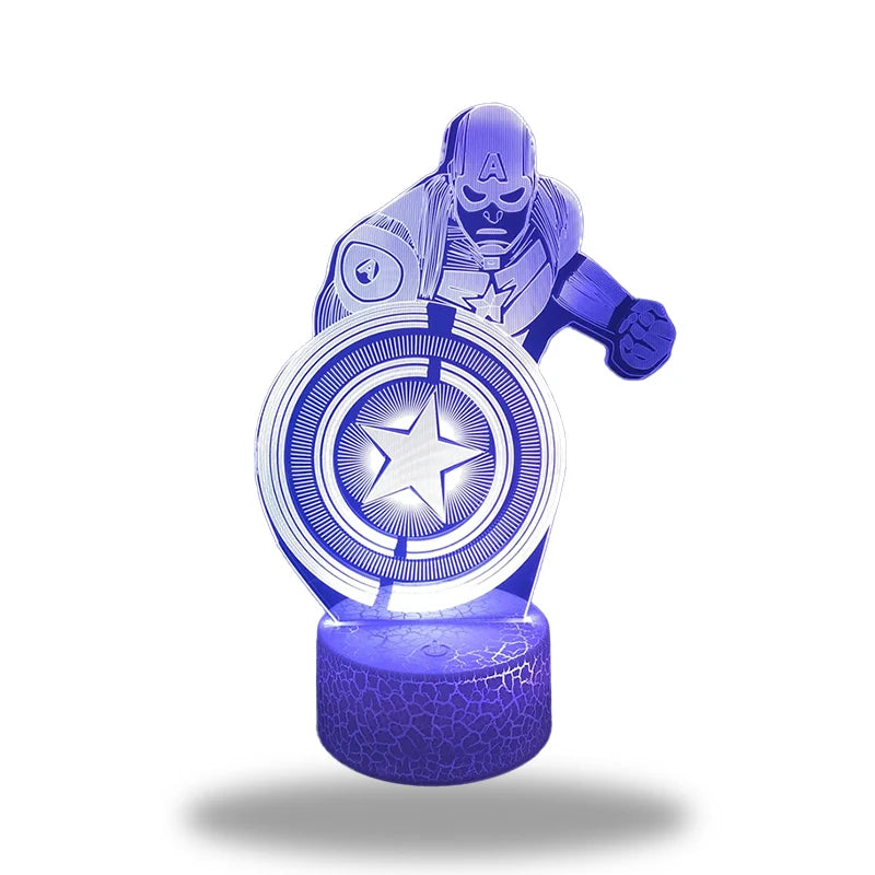 lampe de chevet captain america