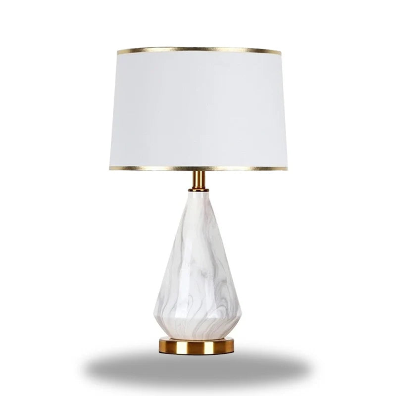 lampe de chevet ceramique blanche originale