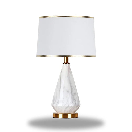 lampe de chevet ceramique blanche originale