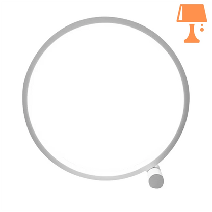 lampe de chevet cercle blanc