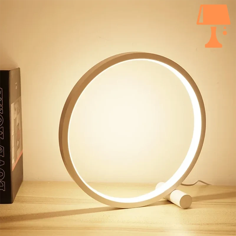 lampe de chevet cercle chambre