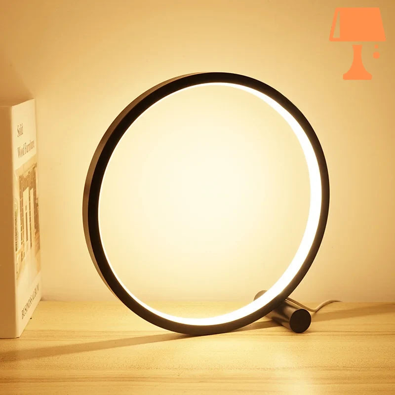 lampe de chevet cercle led bureau