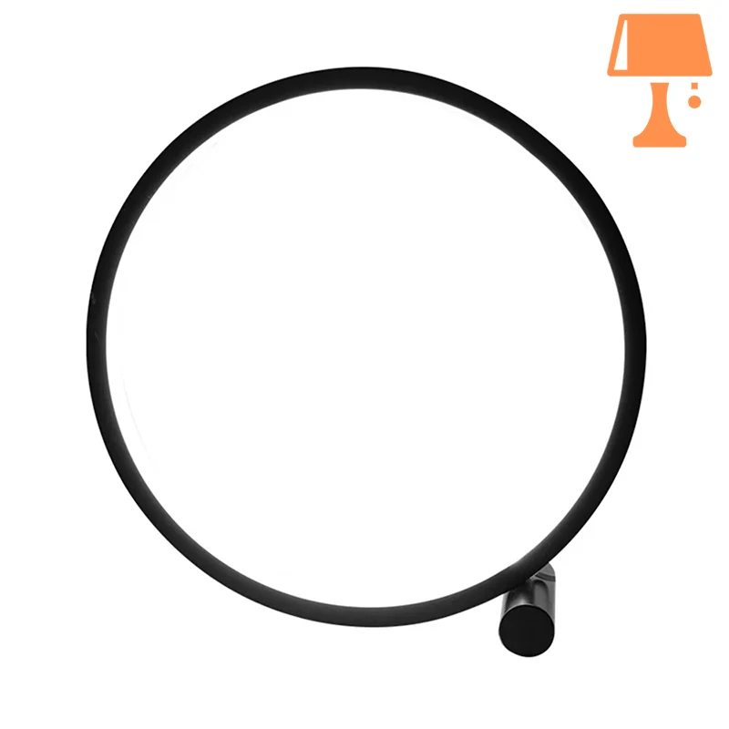 lampe de chevet cercle led ronde