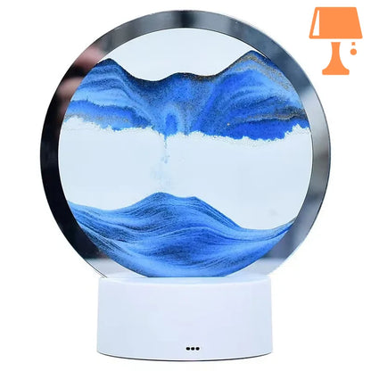 lampe de chevet chambre a coucher bleu