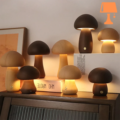 lampe de chevet champignon chambre