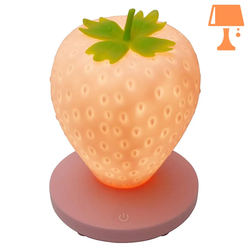 lampe de chevet charlotte aux fraises originale