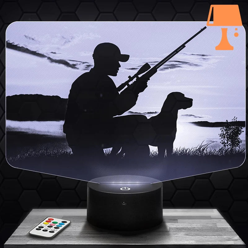 lampe de chevet chasse design