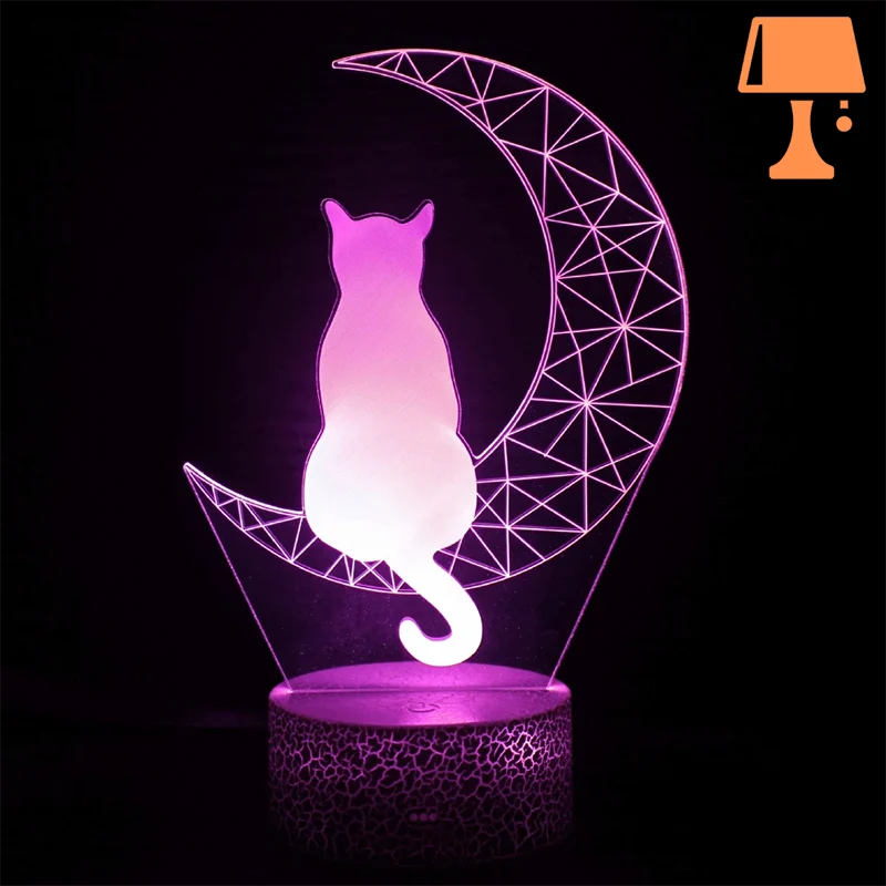 Lampe de Chevet Chat Design