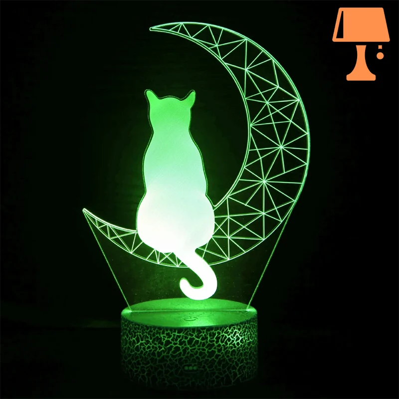 Lampe de Chevet Chat Enfant