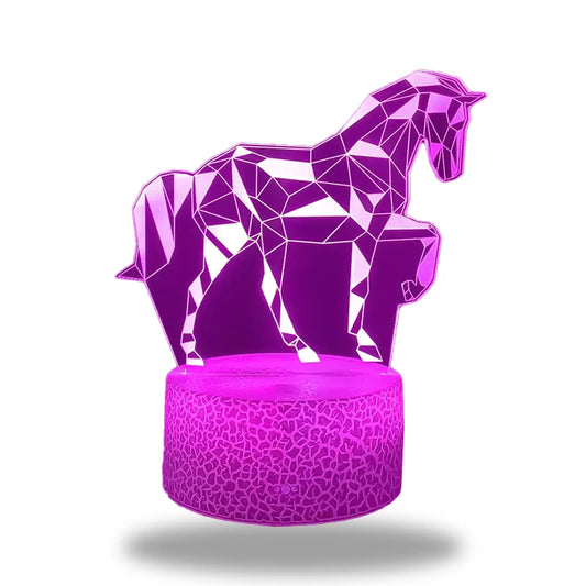 lampe de chevet cheval