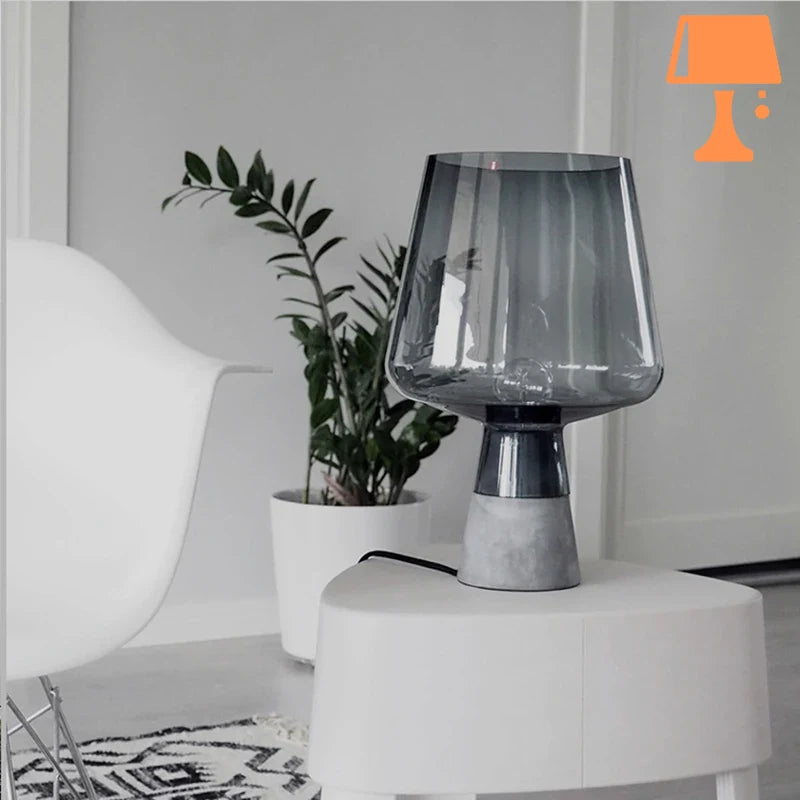 lampe de chevet ciment salon