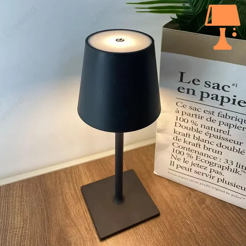 lampe de chevet classique noir