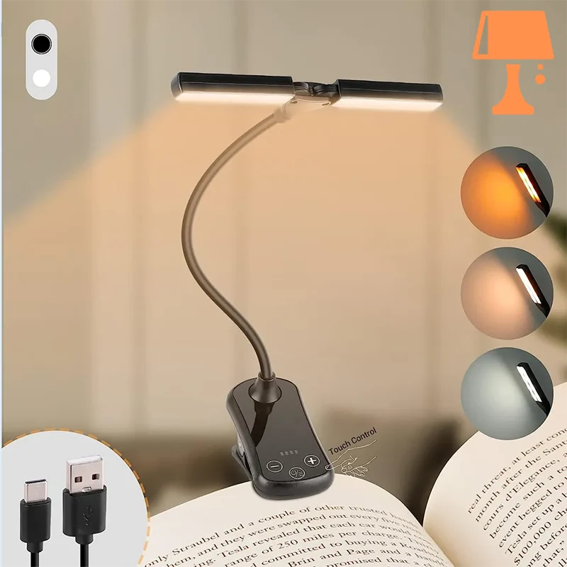 lampe de chevet clip sur livre