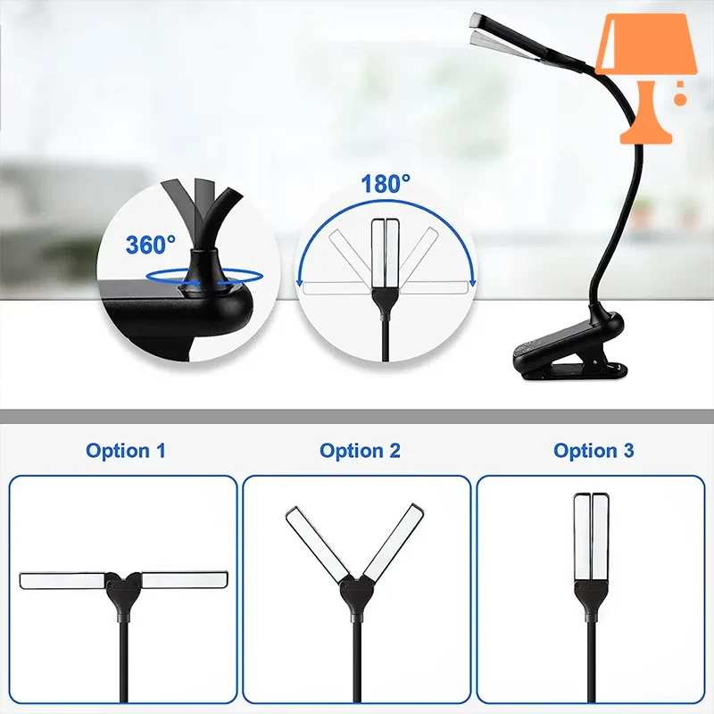 lampe de chevet clip utilisation