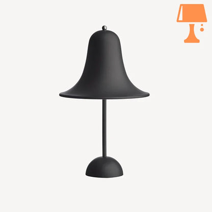 lampe de chevet cloche noir