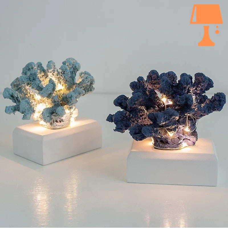 lampe de chevet corail design