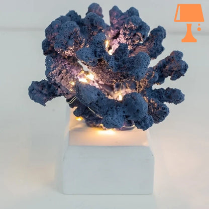 lampe de chevet corail violet