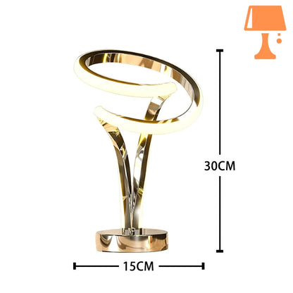 lampe de chevet couleur argent mesure