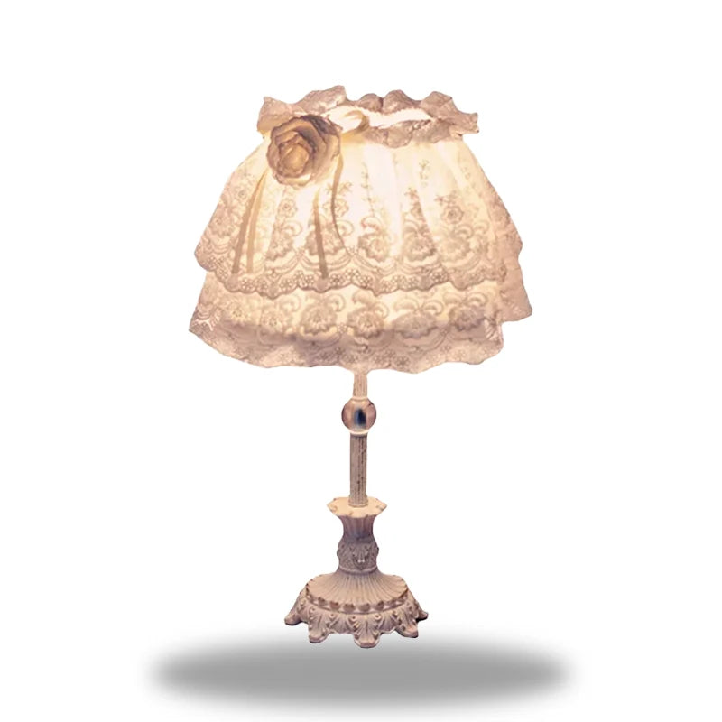 lampe de chevet dentelle