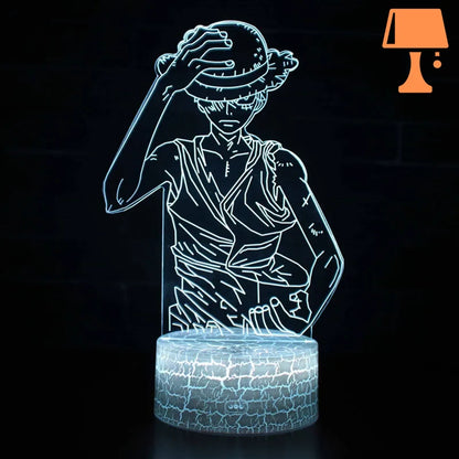 lampe de chevet design ado luffy