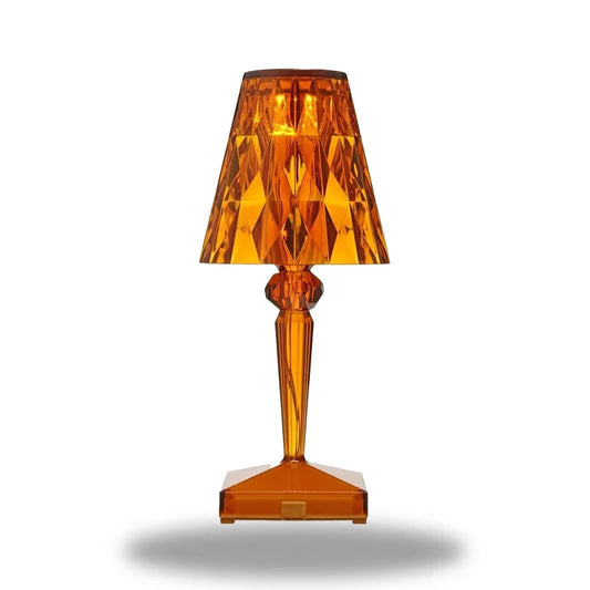 lampe de chevet design orange originale